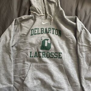 Gray Nike Delbarton Lacrosse Hoodie